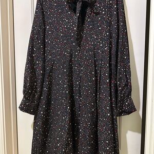 Madewell Balsam Starry Print Dress Sz 14
